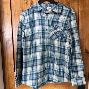 ZeroXposur Light Teal Plaid Button-Up Shirt
